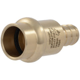 SharkBite UC716LFA 1/2 in. PEX Brass Barb x 1/2 in. Copper Press Adapter Fitting