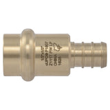 SharkBite UC716LFA 1/2 in. PEX Brass Barb x 1/2 in. Copper Press Adapter Fitting - 3