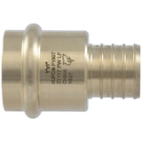 SharkBite UC728LFA 1 in Brass PEX Barb x 1 in Copper Press Adapter - 3