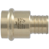 SharkBite UC728LFA 1 in Brass PEX Barb x 1 in Copper Press Adapter - 3