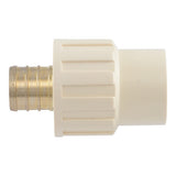 SharkBite UC922LFA 3/4 in. Brass PEX Barb x 3/4 in. CPVC Socket Adapter Fitting - 3