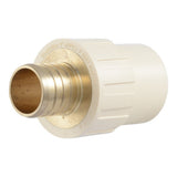 SharkBite UC928LFA 1 in Brass PEX Barb to 1 in CPVC Socket Adapter