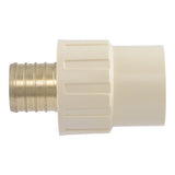 SharkBite UC928LFA 1 in Brass PEX Barb to 1 in CPVC Socket Adapter - 3