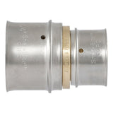 SharkBite UCP013528 1-1/4 in. x 1 in. Brass PEX Press Reducing Coupling for PEX-a and PEX-b Pipe - 3
