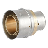 SharkBite UCP014128 Brass PEX Press Reducing Coupling 1-1/2 in. x 1 in. DZR Brass Fitting