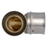 SharkBite UCP0235 1-1/4 in x 1-1/4 in Brass PEX Press Elbow for PEX Pipe - 2