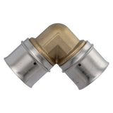 SharkBite UCP0235 1-1/4 in x 1-1/4 in Brass PEX Press Elbow for PEX Pipe - 3