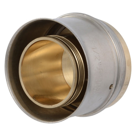 SharkBite UCP0441 1-1/2 in. DZR Brass PEX Press Plug for Potable Water and Hydronic Heating