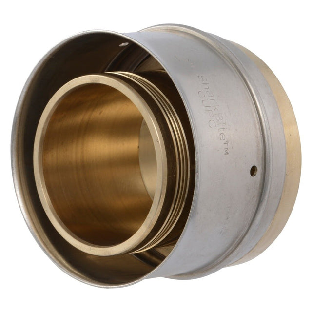 SharkBite UCP0454 2 in. x 2 in. Brass PEX Press Plug for PEX Plumbing