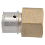 SharkBite UCP068 Brass PEX Press Female Adapter Half Inch x Three Quarter Inch FNPT - 3