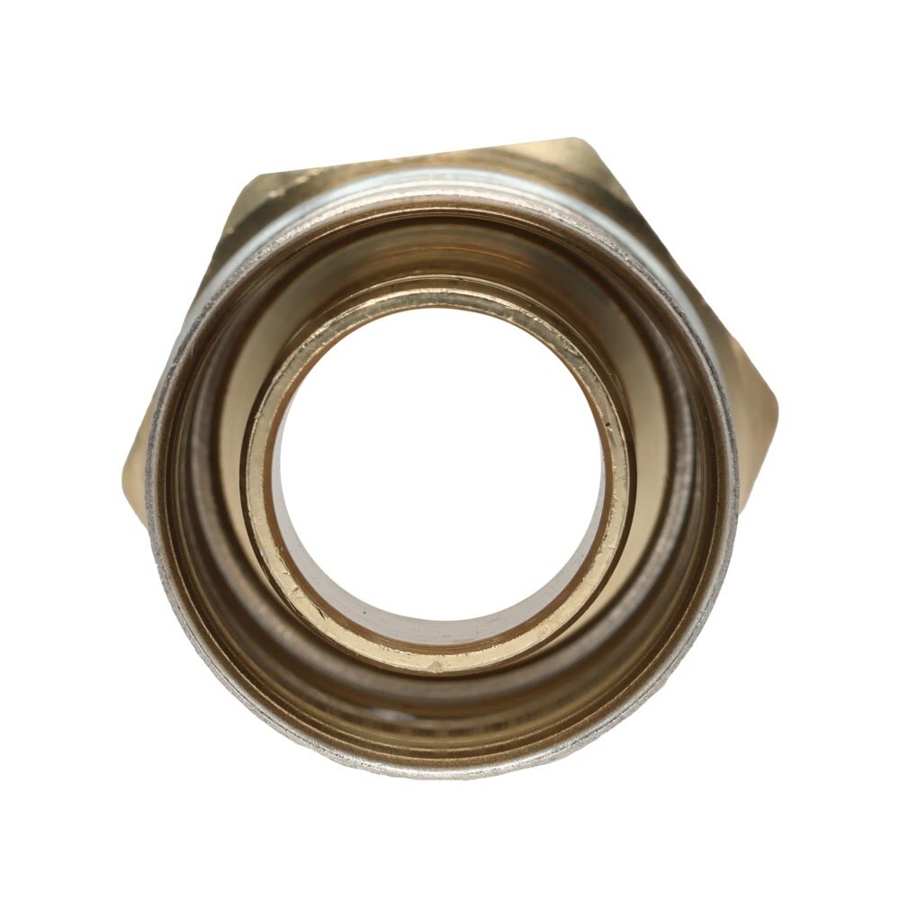 SharkBite UCP088 3/4 in x 3/4 in Brass PEX Press Adapter for PEX Connections - 2