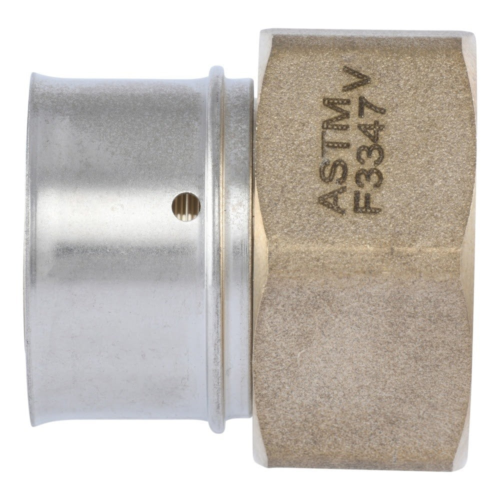 SharkBite UCP094 1 in. x 1 in. FNPT Brass PEX Press Female Adapter - 3