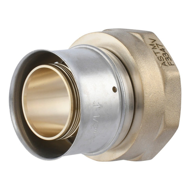 SharkBite UCP114140F 1-1/2 in x 1-1/2 in Brass PEX Press Female Adapter FNPT