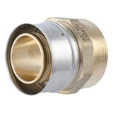 SharkBite UCP115450M 2 in x 2 in Brass PEX Press Male Adapter MNPT