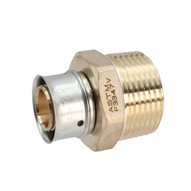 SharkBite UCP139 3/4 in. x 1 in. DZR Brass PEX Press Male Adapter with MNPT