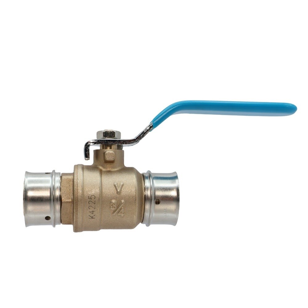 SharkBite UCP22462 3/4 in x 3/4 in Brass PEX Press Ball Valve - 3