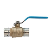 SharkBite UCP22462 3/4 in x 3/4 in Brass PEX Press Ball Valve - 3