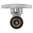 SharkBite UCP23057 1/2 in x 3/8 in OD Quarter Turn PEX Press Compression Straight Stop Valve