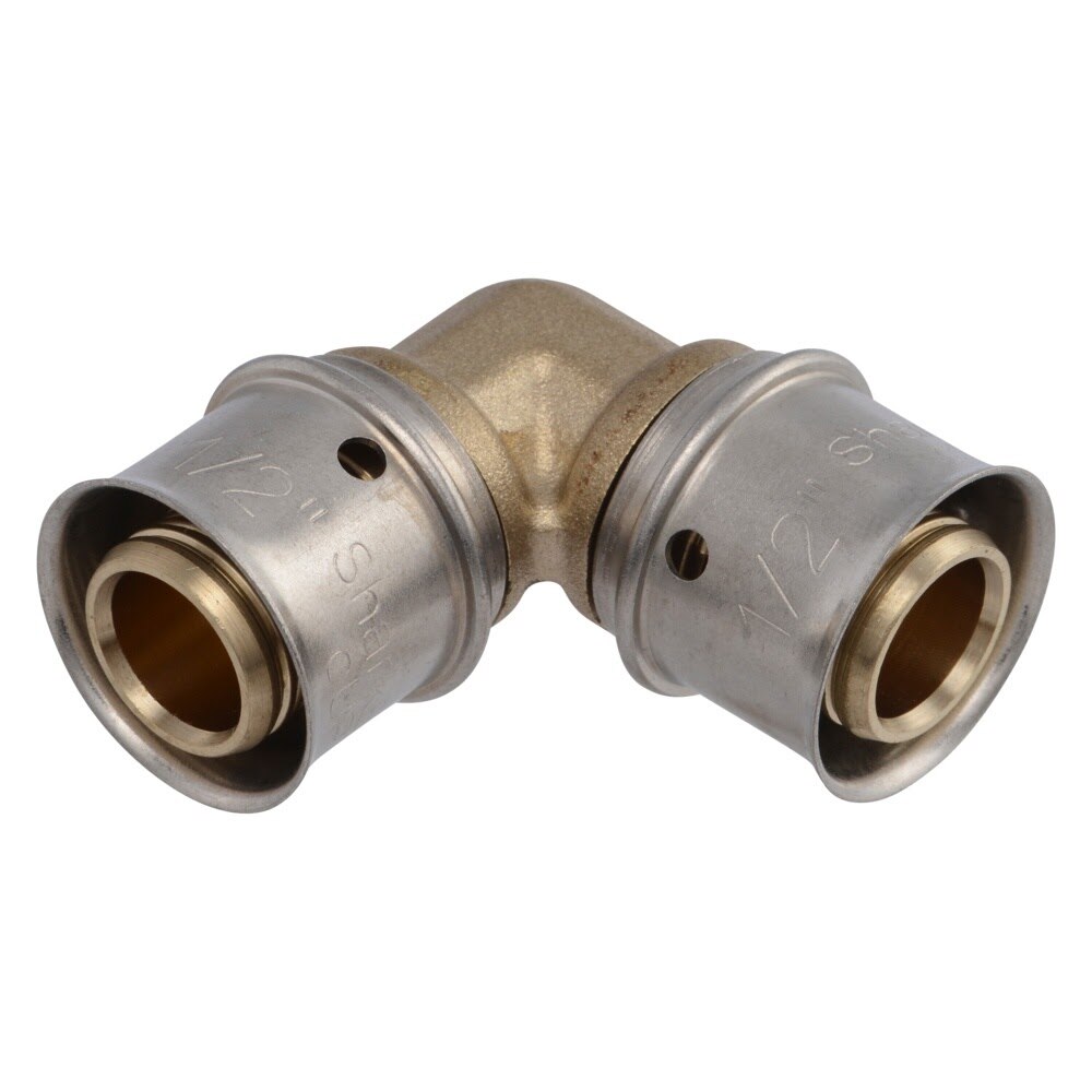 SharkBite UCP248 Brass PEX Press Elbow 1/2 in. x 1/2 in.