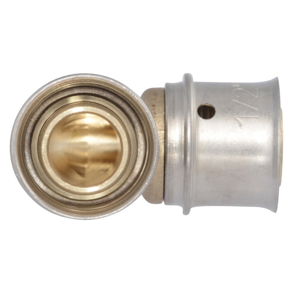 SharkBite UCP248 Brass PEX Press Elbow 1/2 in. x 1/2 in. - 2
