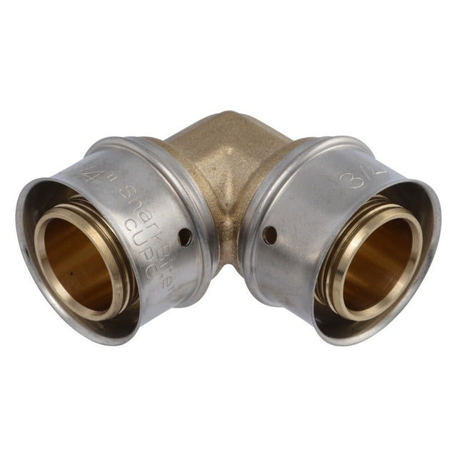 SharkBite UCP256 3/4 in. x 3/4 in. Brass PEX Press 90 Degree Elbow