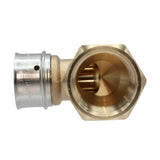 SharkBite UCP314 3/4 in x 3/4 in Brass PEX Press Female Adapter Elbow FNPT - 3