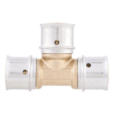 SharkBite UCP362 1/2 in x 1/2 in x 1/2 in Brass PEX Press Tee - 3