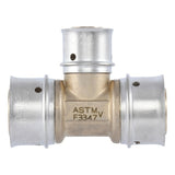 SharkBite UCP412 Brass PEX Press Reducing Tee 3/4 in x 3/4 in x 1/2 in - 3