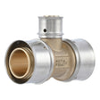 SharkBite UCP415 1 in x 1 in x 1/2 in Brass PEX Press Reducing Tee