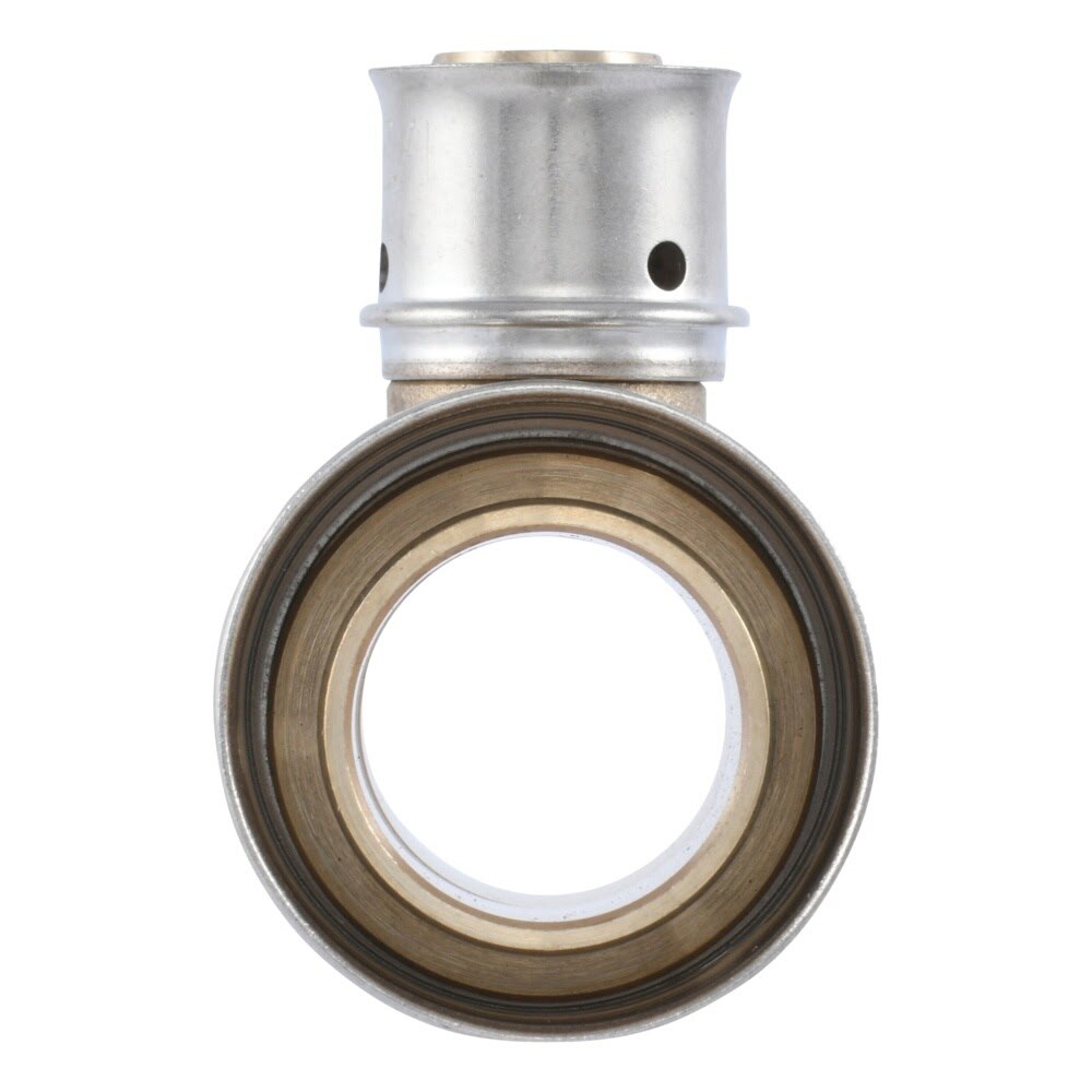 SharkBite UCP415 1 in x 1 in x 1/2 in Brass PEX Press Reducing Tee - 2