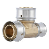 SharkBite UCP444 Brass PEX Press Reducing Tee 3/4 in x 1/2 in x 3/4 in