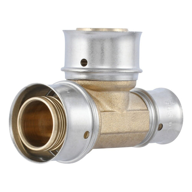 SharkBite UCP444 Brass PEX Press Reducing Tee 3/4 in x 1/2 in x 3/4 in