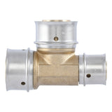 SharkBite UCP444 Brass PEX Press Reducing Tee 3/4 in x 1/2 in x 3/4 in - 3