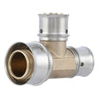 SharkBite UCP454 PEX Press Brass Reducing Tee 3/4 in x 1/2 in x 1/2 in