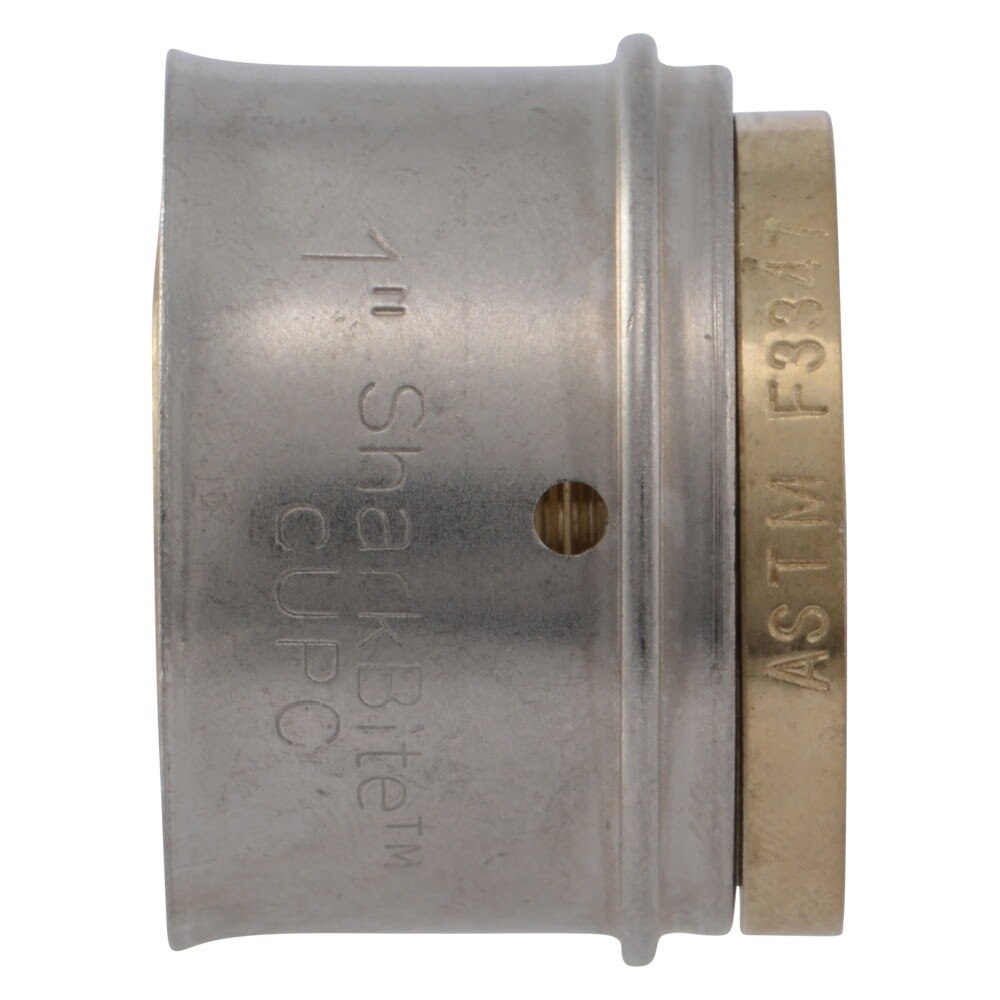 SharkBite UCP520 1 in x 1 in Brass PEX Press Plug for Sealing PEX Lines - 3