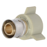 SharkBite UCP526 1/2 in x 1/2 in NPSM Brass PEX Press Swivel Adapter
