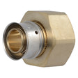 SharkBite UCP529 3/4 in x 1 in NPSM Brass PEX Press Swivel Adapter