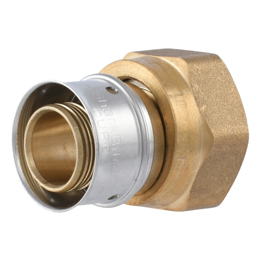 SharkBite UCP530 Brass PEX Press Swivel Adapter 3/4 in x 3/4 in NPSM