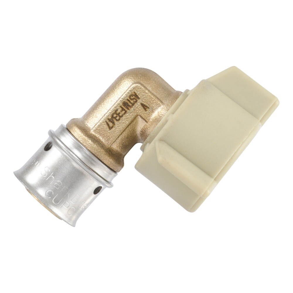 SharkBite UCP532 Brass PEX Press Swivel Elbow Adapter 1/2 in. x 1/2 in. NPSM - 3
