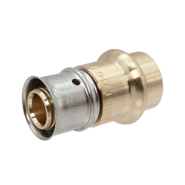 SharkBite UCP716 1/2 in. x 1/2 in. Brass PEX Press to Copper Press Adapter