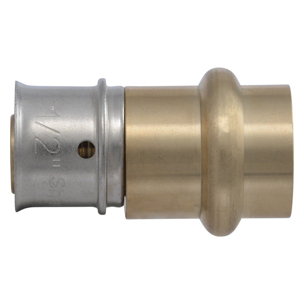 SharkBite UCP716 1/2 in. x 1/2 in. Brass PEX Press to Copper Press Adapter - 3
