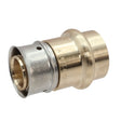SharkBite UCP722 3/4 in. x 3/4 in. Brass PEX Press to Copper Press Adapter
