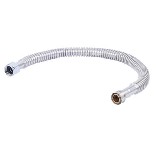 SharkBite UCPSS3088FX18 3/4 in FIP x 3/4 in PEX Press x 18 in Corrugated Water Heater Connector