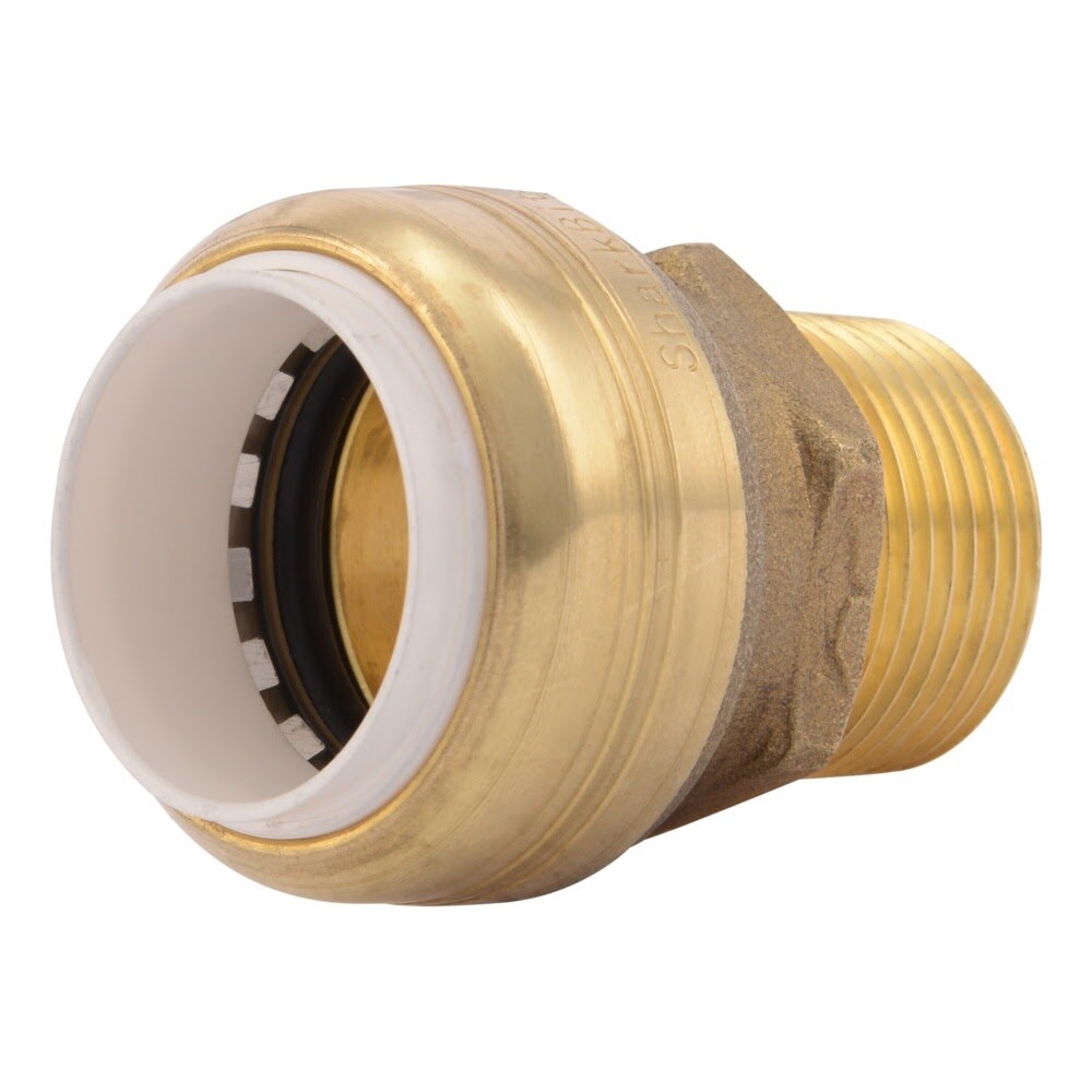 SharkBite UIP134A 3/4 in. PVC x 3/4 in. MNPT Push-to-Connect Male Adapter