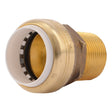 SharkBite UIP140A 1 in PVC x 1 in MNPT Push to Connect Male Adapter
