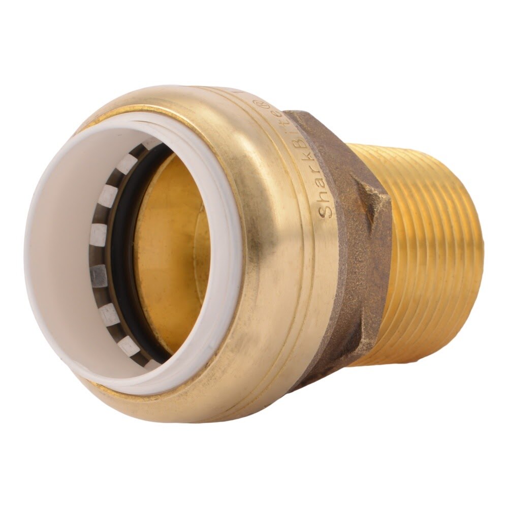 SharkBite UIP140A 1 in PVC x 1 in MNPT Push to Connect Male Adapter