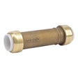 SharkBite UIP3008A 1/2 in PVC x 1/2 in PVC Slip Repair Coupling for Water Pipe Repair