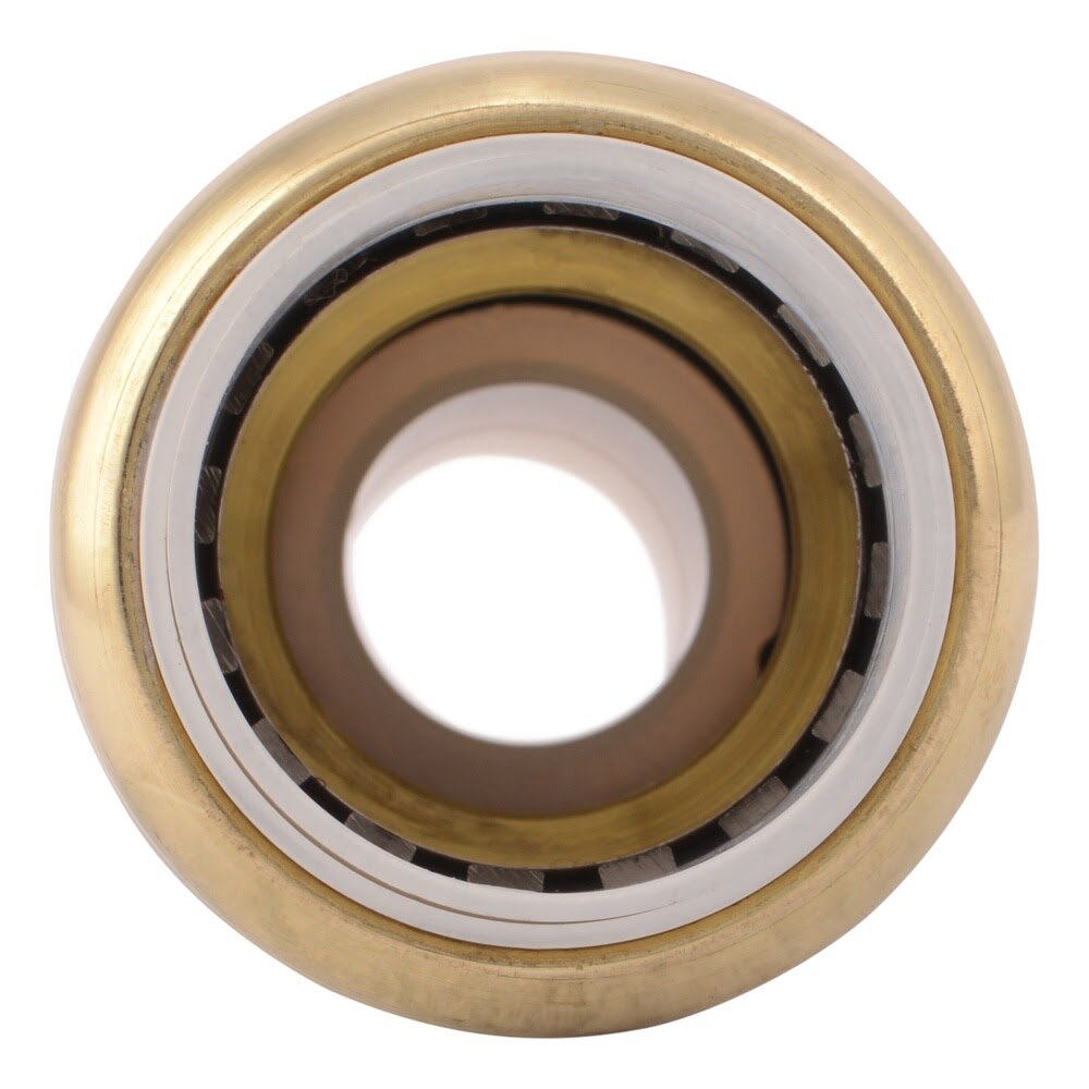 SharkBite UIP4016A 3/4 in. CTS x 3/4 in. PVC Push-to-Connect Transition Coupling - 3