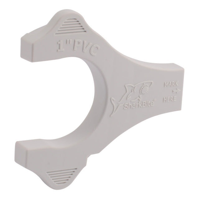SharkBite UIP714A 1 in PVC Disconnect Clip and Depth Gauge for Push to Connect PVC Fittings