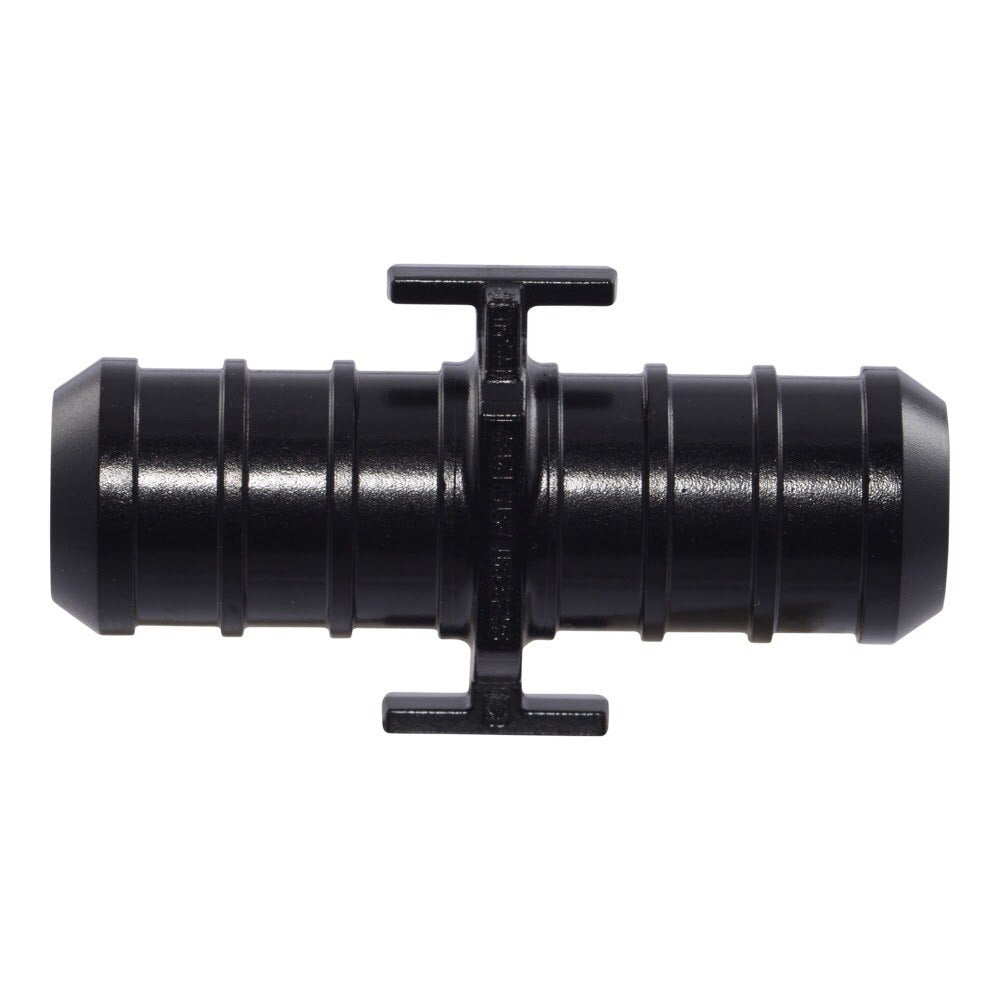 SharkBite UP008 1/2 in x 1/2 in Poly Barb PEX Coupling for Crimp or Clamp Rings - 2
